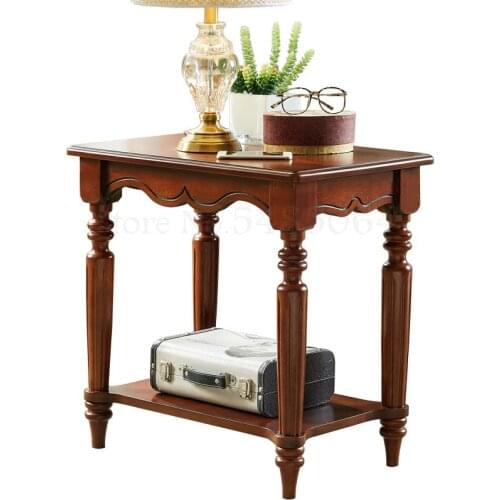 Modern Minimalist Coffee Table Small Side Sofa Corner Bedside Table Mini Table Phone Table Small Square Table