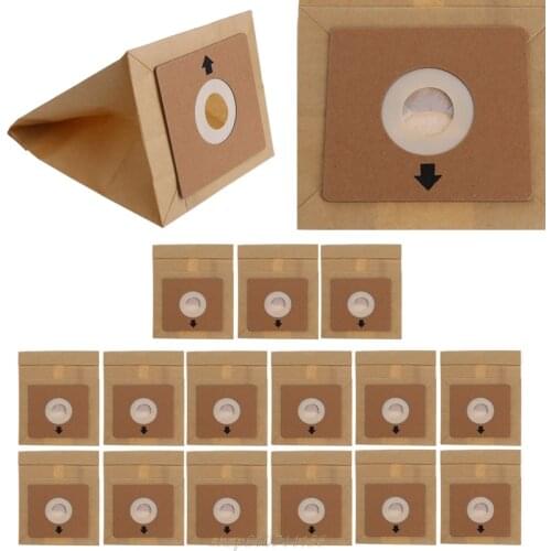 15Pcs Vacuum Cleaner Dust Paper Bags 100*110mm Diameter 50mm Accessories Parts D08 20 Dropshipping