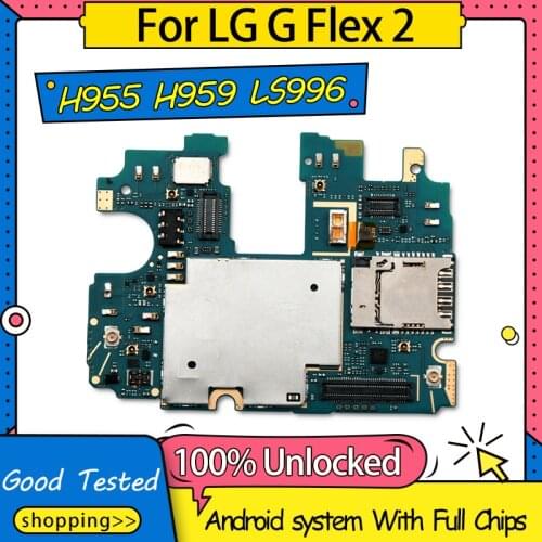 Free Shipping,Full Unlocked Disassemble For LG G Flex 2 H955 H959 LS996 Motherboard Logic Board Mainboard With Full Chips