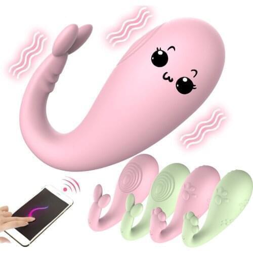 APP Bluetooth Wireless Remote Control Vibrating Egg 8 Speeds Silicone Vibrator G-spot Massage Sex Toys For Women Long Distance