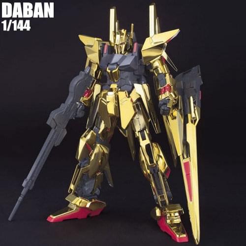 DABAN HG 1/144 MSN-001 Delta Gold plating Mobile Suit Assemble Model Kits Action Figures Anime