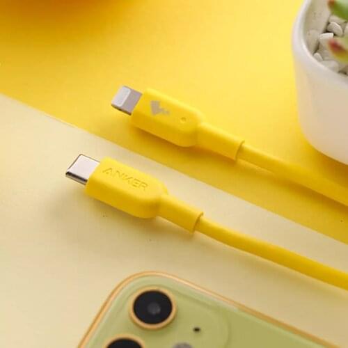 Anker Youpin PowerLine II USB-C To Lightning Pikachu Customized Version SuperSpeed Transfer Data Cable Fast Charging For iPhone