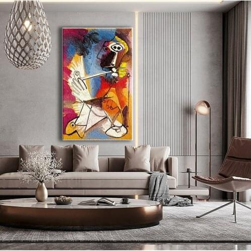 Oil Painting By Numbers Abstract Man Art Supplies Home Decor Modern Set for Artist Gouache