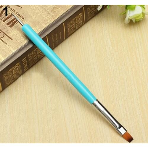 Nail Brush Available On Both Sides Nail Art Brush Manicure Tools 2Pcs/Set