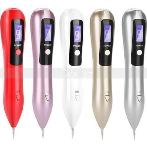 9 Level LCD Laser Freckle Removal Machine Skin Mole Removal Dark Spot Tattoo Removal Pen Beauty Instrument for Salon