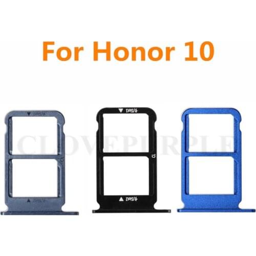 20pcs/lot SIM Card Tray for Huawei Honor 10 Sim card Slot Holder Adapter for Huawei Honor10