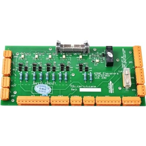 1Piece KM713120G01 G02 LCE230 Elevator Safety Circuit Board For KONE Lift Accessories AQ1H1135
