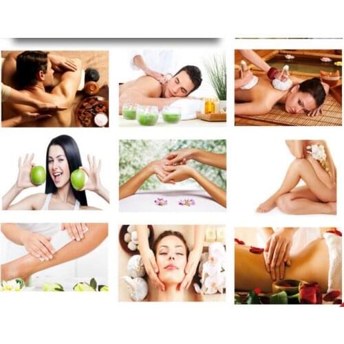 20style Choose SPA MASSAGE HEALTH BEAUTY FACIAL THAI RELAXATION SALON PICTURE Art Film Print Silk Poster 24x36inch