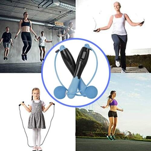 Jump Ropes Smart Electronic Digital Wireless Skip Rope Calorie Consumption Fitness Body Building Exercise Jumping Rope Equipment