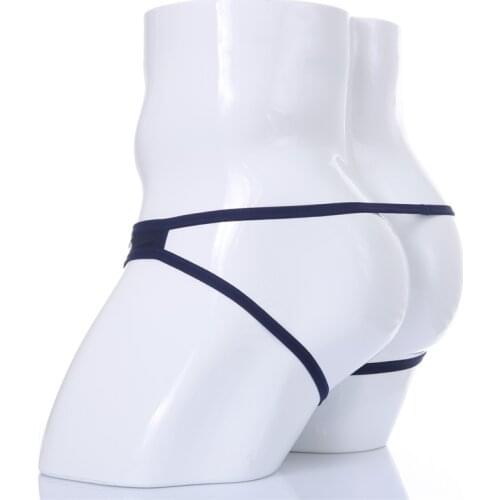 G-String Sexy Underwear Men Thong Backless G String Jockstrap Mesh tanga hombre Mens Penis Pouch Lingerie T-back Panties Briefs