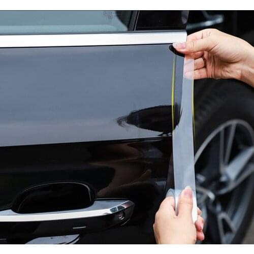 Universal bumper barrier transparent film protects car stickers for Nissan Teana X-Trail Qashqai Livina Sylphy Tiida Sunny March