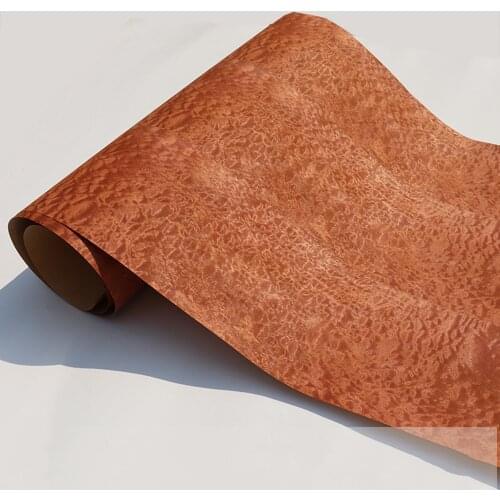 Reconstituted Natural Genuine Pommele Sapele Wood Veneer Furniture Veneer about 60x250cm 0.3mm thick