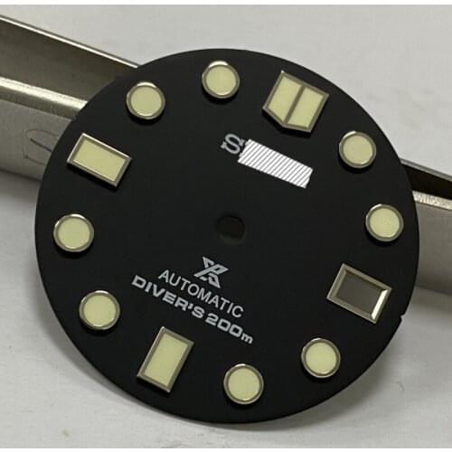 Japan Luxury Brand Original Watch Dial Suit for Skx007 NH35A movement diving watch modification of Japan C3 luminous