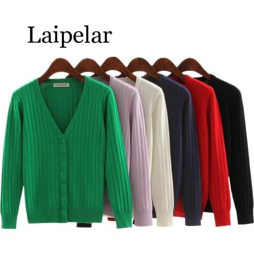 Laipelar Sweater Women Short Cardigan Coat Ladies Plus Size Female Knitted Sweater Long Sleeve Crochet Casual Cardigans Women To