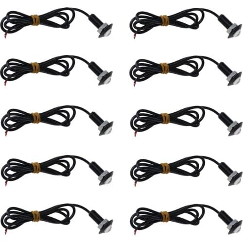 18mm Universal Ultra Thin Car LED DRL Daytime Running Light Eagle Eye Lamp Light for 12V White