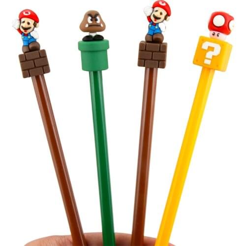 20 Pcs Neutral Pen Cute Cartoon Pen Signature Pen Korean Creative Stationery Primary School Supplies Kawaii Cute Stationary