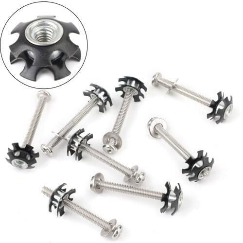 Artudatech 8PCS Camper Trailer RV LADDER REPAIR KIT nuts Stainless Bunk Motorhome Parts