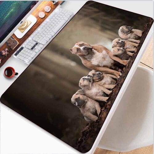 Animal Large Mouse Pad with Lock Cute Dog Collection Pattern Laptop Pad Rubber Universal Gaming Office Kawaii Mousepad Desk Mat
