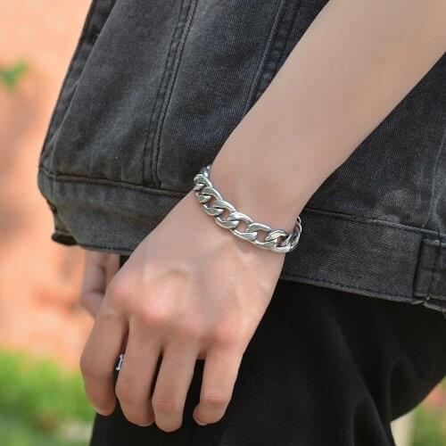 Hot Sale Fashion Stainless Steel Figaro Bracelet Men And Women Hip Hop Fashion Jewelry