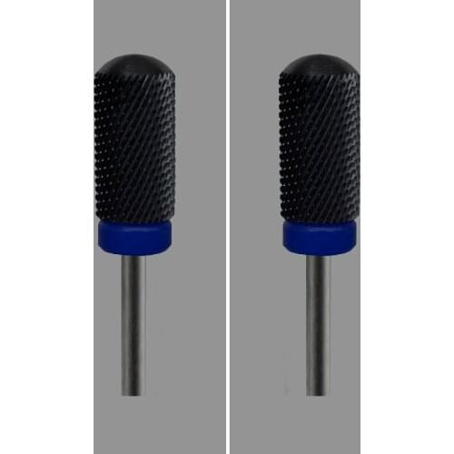 Black Ceramic-2Pcs/Lot- Nail Drill Bit - Lager Smooth Top Bit - (1102.066)
