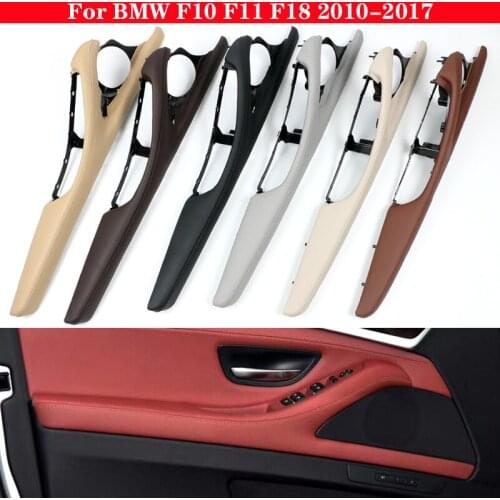 For BMW 5 series F10 F11 F18 2010--2017 Left main drivers armrest assembly LHD door handle inner armrest Button frame bracket
