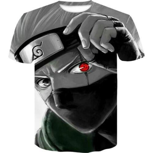 Japanese Anime 3D Print Mans T-shirt Cartoon O-neck Tshirt Fashion Harajuku Clothes Oversized T-shirt