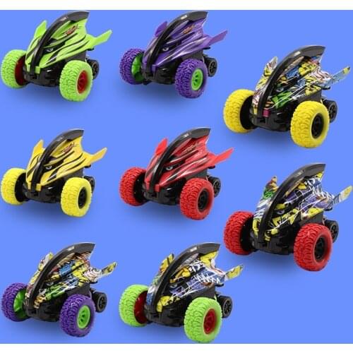Inertial Devil Fish Shape Vehicle Model Children Stunt Monster Car Toy Kids Gift