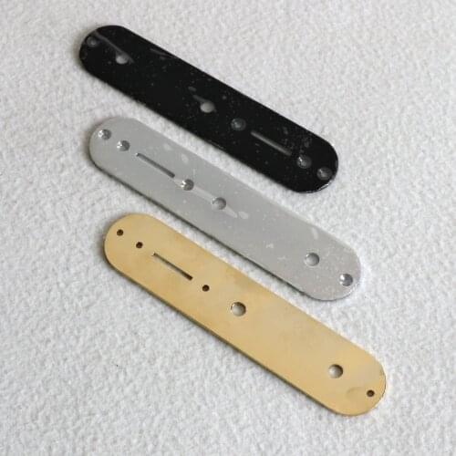 Sell Free Shipping 34mm TL guitar control plate Chrome/Black/Gold colors guitar control cavity cover