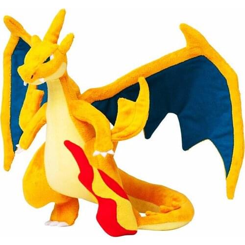 Hot-selling Pokemon plush toy evolution Charizard limited edition collection for children birthday and Christmas gifts