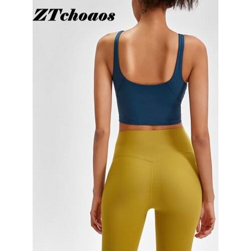 Yoga vest sports vest workout top Womens shockproof running high strength Yoga bra sport bras women