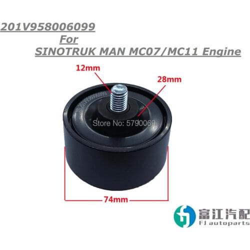 Belt Tensioner 201V958006099 For SINOTRUK MAN MC11/MC13 Diesel Engine Accessories Autoparts Truck construction machine