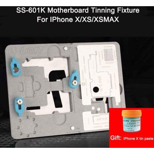 SS-601K Motherboard Tinning Fixture for iphone X XS MAX middle layer Soldering Holder Fixture Duble-sided magnetic fixed