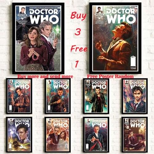 Doctor Who Movie Coated paper Poster and Prints Wall Art Decortive Painting for Living Room Decoration Frameless