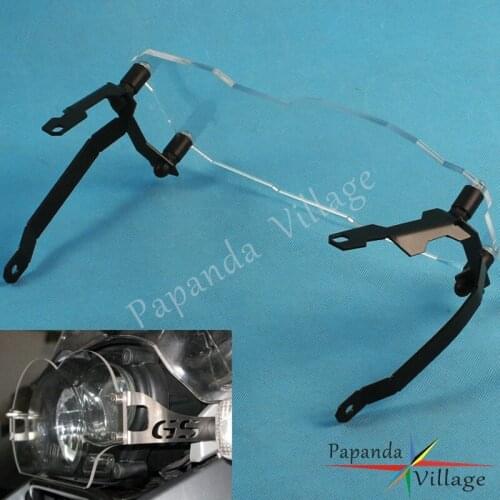 Clear Transparent Motorcycle Front Headlight Headlamp Guard Cover Protector for BMW R1200 GS Adventure 2013-2016