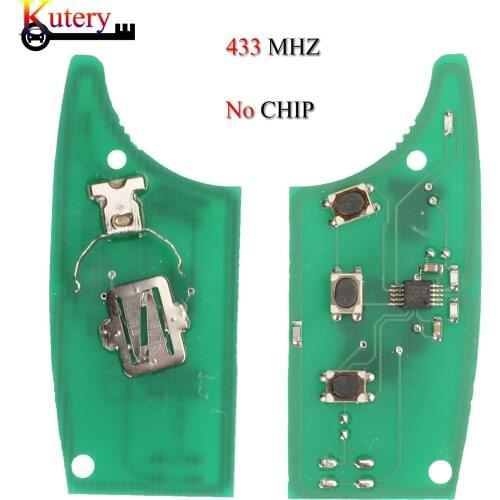 Kutery 10pcs/Lot Remote Car Key Circuit Board For Kia K4 Sorento Sportage 3 Buttons 433MHZ Without Chip