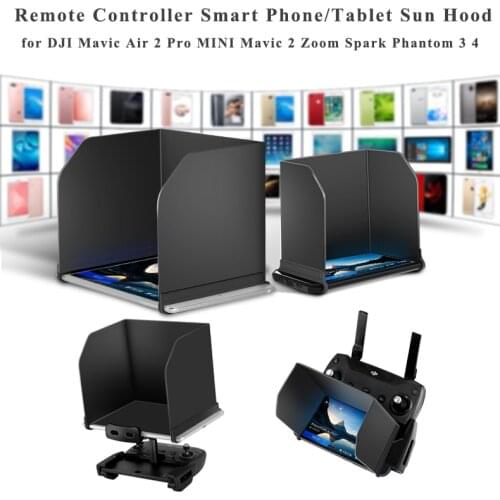 Remote Controller Phone Sunshade Tablet Sun Shade Monitor Hood for DJI Mavic Air 2 Pro MINI Mavic 2 Zoom Spark Phantom 3 4 Drone