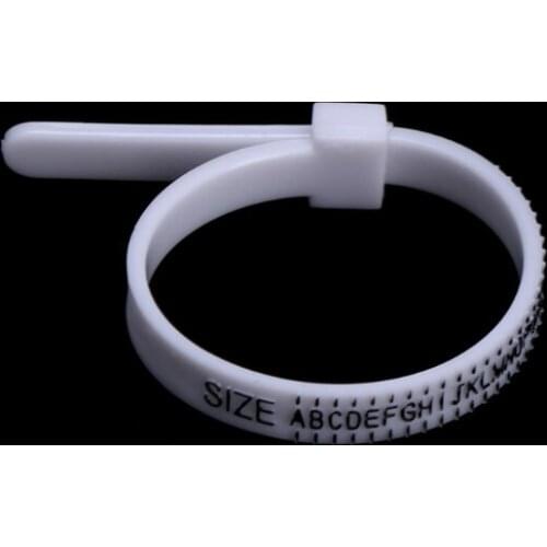 Ring Sizer Scale Gauge Finger Stick Mandrel Measurement Jewelry Tools Check Size F3MF