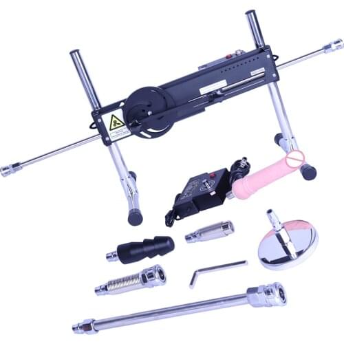 Fredorch F6 120W Strong Power Metal Sex Machine Extremely Quiet Automatic Love Machine Vac-u-Lock Automatic Vibrator for Adults