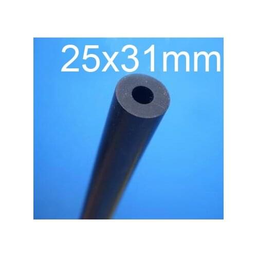 25mm ID 31mm NBR tube,Nitrile butadiene rubber tubing, resistance to Diesel, petrol, lubricating oil resistant hose Buna-N pipe