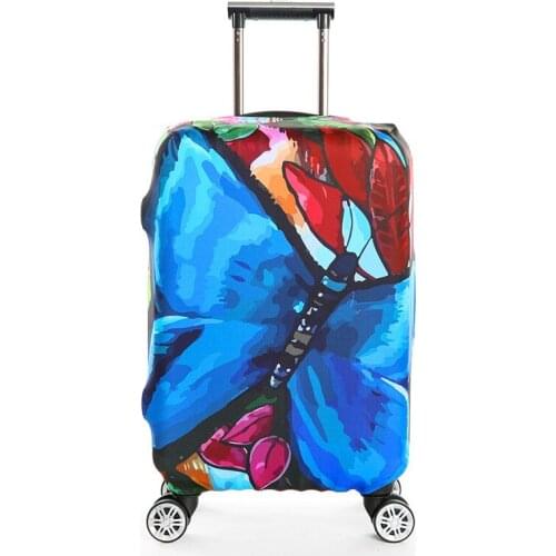 TRIPNUO Thickest Elastic Suitcase Cover Cartoon Butterfly Luggage Protective Cover for 18"~32" Dust , Travel Accessories