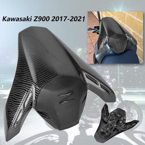 Motorcycle Rear Passenger Pillion Seat Cowl Fairing for Kawasaki Z900 2017 2018 2019 2020 Z 900 Tail Cover Carbon Black Green