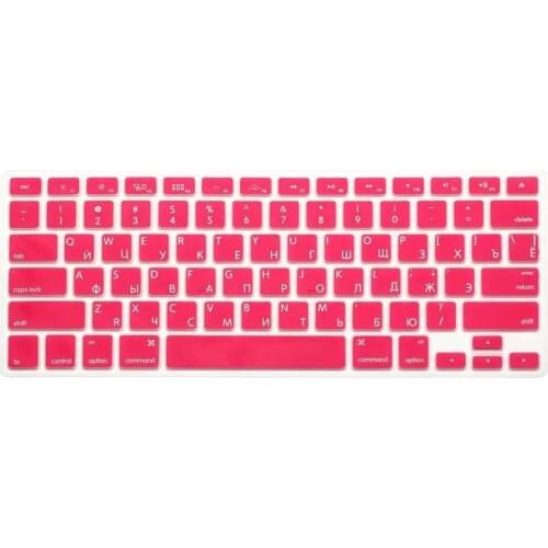 For Macbook Air Pro Retina 13" 15" 17" Laptop Skin Covers Russian Letters Keyboard protector For Mac book 13 15 US Version