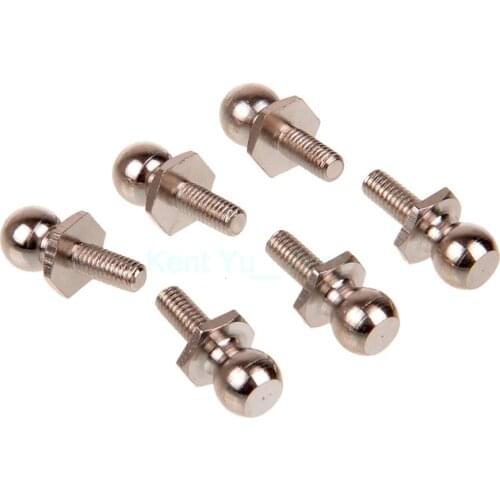 1/10 RC Car HSP Original Parts 6pcs Ball Head Screw 02038 HImoto Redcat Racing,For a variety of HSP models