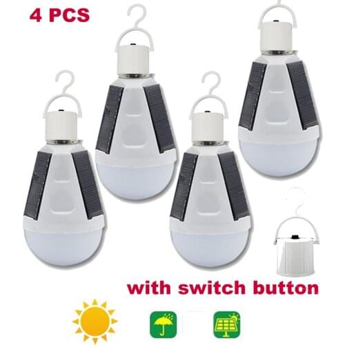 1-4pcs Portable Outdoor lighting Solar Power Wireless Wall Street Lamp for Road Garden Path Night Security Light garden wall bul