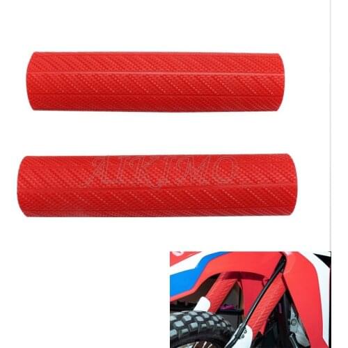 1pair Motorcycle Rubber Front Shock Absorber Fork Suspension Protector Guard Wrap Cover for K M Husqvarna Motocross Dirt Bike