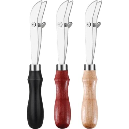 LMDZ 1 Pcs Leather Crimper Slotting And Grooving Device Edge Holder Adjustable Edger DIY Handmade Leather Craft Tool