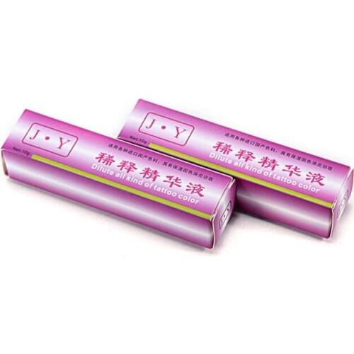 10pcs/lot Dilute Tattoo Colors for Permanent Makeup Pigment Ink 3D Eyebrow Lips Assistence Liquid