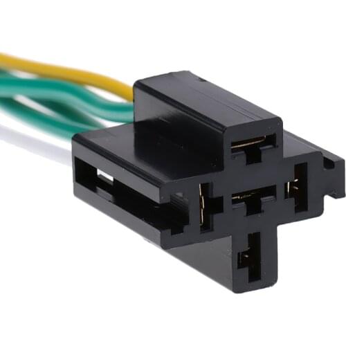 10x 12V 40A Prewired 5Pin Auto Car Relay Mounting Base Harness Socket Holder