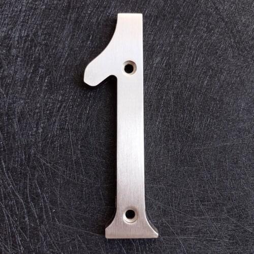 15 cm Big Satin Nick House Number Floating Sign Modern Door Numbers Building Signage Outdoor Huisnummer Numeros Casa Address