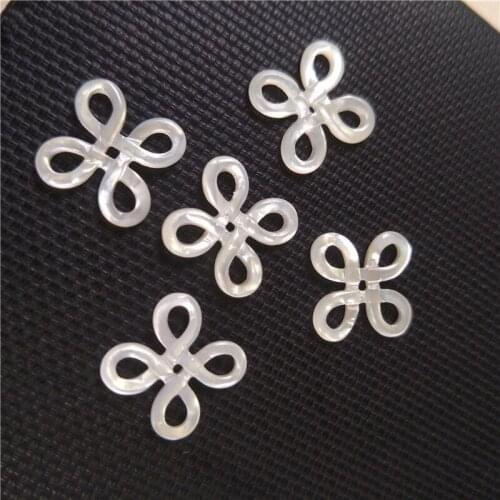 20pcs factory wholesale natural pearl white butterfly shelll 19*19mm size jewelry accessories good qulity